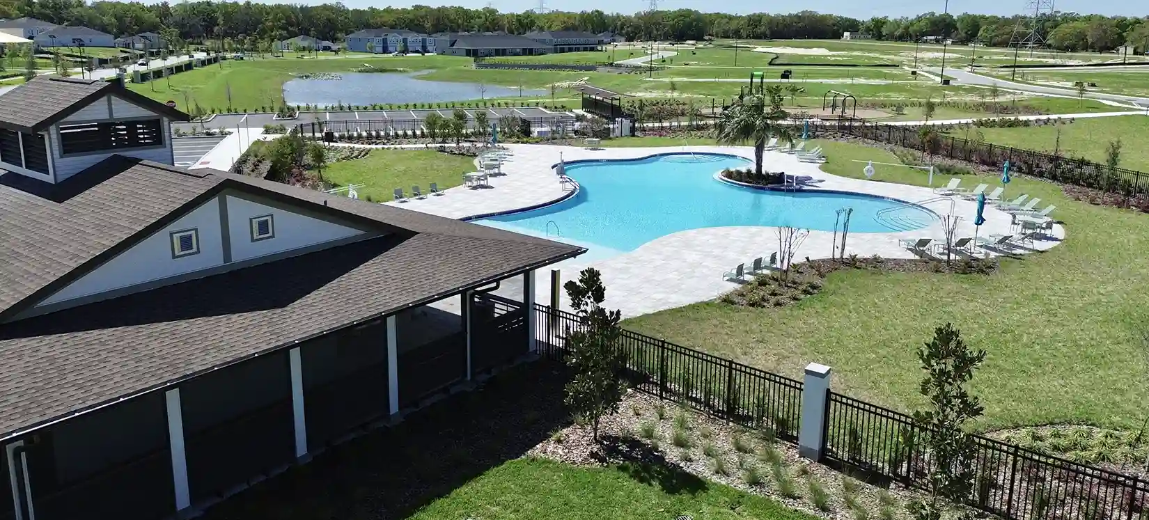 Overview of Hammock Oaks Amenity Center in Ryan Village