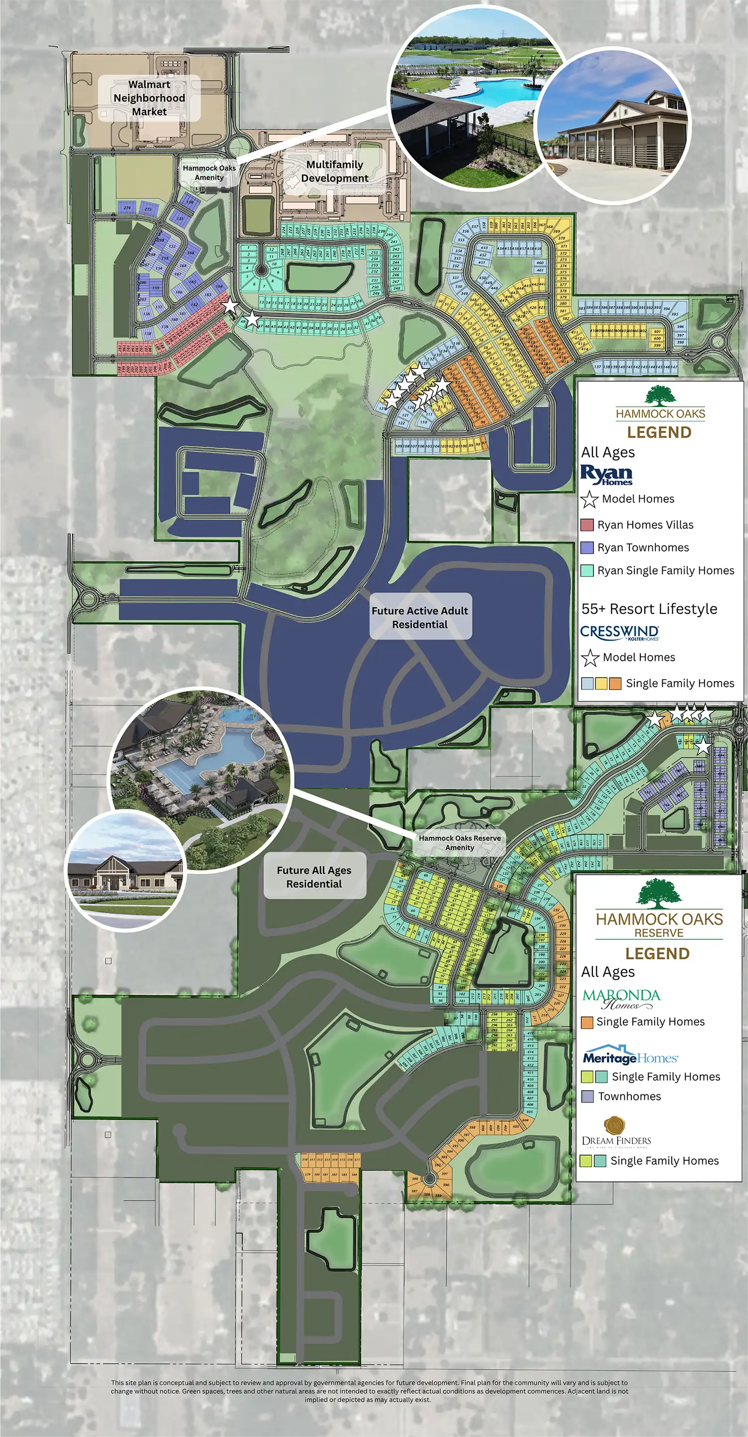 Hammock Oaks-Overall Site Map